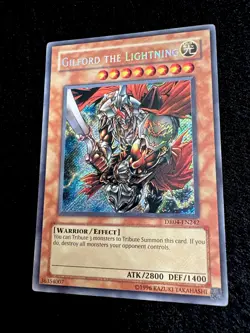 🔥YUGIOH • GILFORD THE LIGHTNING • SECRET RARE • DR04-EN242 • FOIL BLEED • VLP🔥 - Image 3