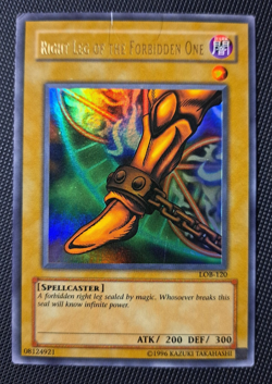 Right Leg of the Forbidden One LOB-120 The Legend of Blue Eyes White DRG MP/HP - Image 1