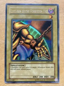 Left Arm Of The Forbidden One LOB-123 Unlimited Ultra Rare Yu-Gi-Oh! Yugioh - Image 1