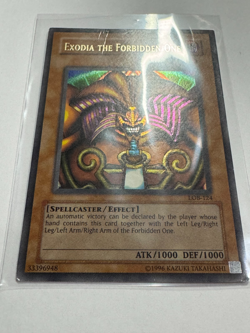 Yu-Gi-Oh! Exodia The Forbidden One LOB-124 Ultra Rare Unlimited LP-MP - Image 2
