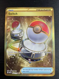 Switch 206/165 Scarlet & Violet 151 Hyper Rare HOLO Pokemon Card NM - Image 1