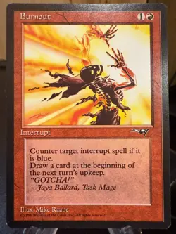 MTG Magic the Gathering Alliances Burnout - Image 1