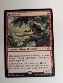 MTG - Hired Claw - BLB - R - 140 - Image 1