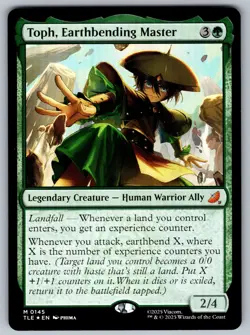 MTG Toph, Earthbending Master Avatar: The Last Airbender #145 TLE [FOIL] - Image 1