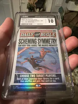 2025 SLD: DAILY BUGLE BREAKING NEWS #1997 SCHEMING SYMMETRY CGC 10 GEM - Image 2