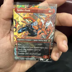 Spider-Punk (Borderless) (Foil) 0207 (R) MTG Marvel's Spider-Man (SPM) - Image 1