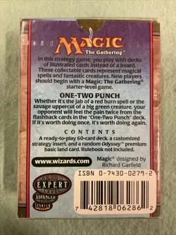Magic The Gathering Odyssey One-Two Punch Deck Sealed - Image 2