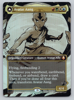Avatar Aang FOIL Borderless - MTG- Avatar: The Last Airbender TLA - Image 1