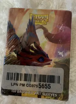DRAGON SHIELD Fawnix brushed art 100 CARD SLEEVES DECK PROTECTORS MTG Pokemon - Image 1
