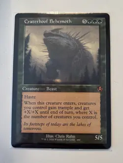 MTG Craterhoof Behemoth (Retro Frame) [Innistrad Remastered] #480 NM - Image 1