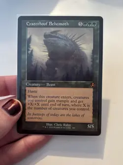 MTG Craterhoof Behemoth (Retro Frame) [Innistrad Remastered] #480 NM - Image 2