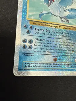 Pokemon TCG Legendary Collection Articuno Reverse Holo Rare Card 2/110 HP - Image 4