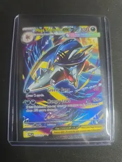 2025 Pokemon PHANTASMAL FLAMES #127 MEGA SHARPEDO EX SPECIAL ILLUSTRATION RARE ! - Image 1