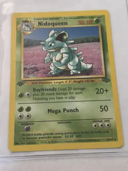 Pokemon TCG Nidoqueen Jungle 23/64 Regular 1st Edition Rare - Image 1
