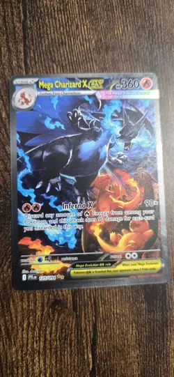 Mega Charizard X EX SIR 125/094 (English) Phantasmal Flames Pokemon TCG NM - Image 1