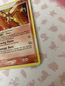 Pokemon TCG Blaziken EX Emerald Holo Rare Card 1/106 LP Condition - Image 2