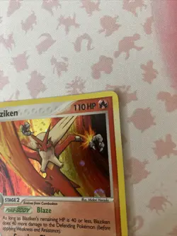 Pokemon TCG Blaziken EX Emerald Holo Rare Card 1/106 LP Condition - Image 3