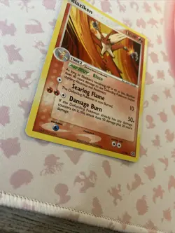 Pokemon TCG Blaziken EX Emerald Holo Rare Card 1/106 LP Condition - Image 5