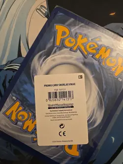 Snorlax VMAX JUMBO Card 142/202 Stamped Gamestop Promo Pokemon Sword & Shield - Image 3
