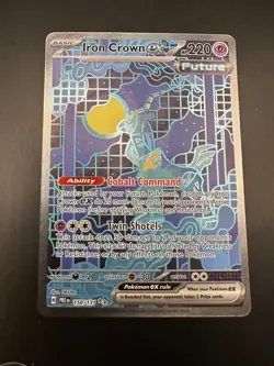 Pokemon TCG: Iron Crown ex 158/131 Prismatic Evolutions SIR - Image 1