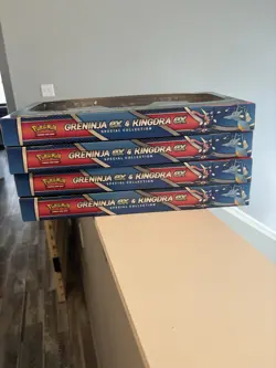 Pokemon Trading Card Game Greninja ex and Kingdra ex Special Collection LOT OF 4 - Image 2