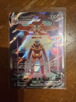 Pokemon Deoxys VMAX TCG Crown Zenith Holo Ultra Rare Card GG45/GG70 - Image 1