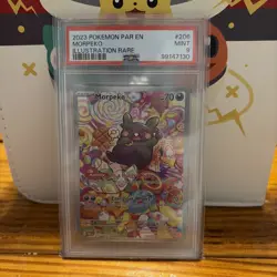 Pokemon TCG Morpeko 206/182 Holo Illustration Rare Full Art PSA 9 - Image 1