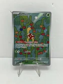 Pokemon TCG Shuckle 136/132 Illustration Rare Mega Evolutions Holo - Image 1