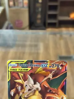 Charizard & Braixen GX 22/236 Sm-Cosmic Eclipse Holo 2019 Pokemon Free Shipping! - Image 2