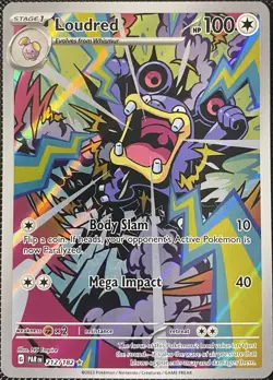 Loudred 212/182 SV04: Paradox Rift Holo - Pokemon Card - Image 1