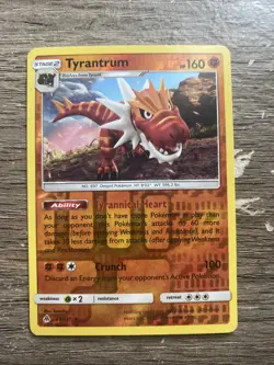 Tyrantrum 69/131 Reverse Holo Rare NM/VLP | Pokemon Forbidden Light - Image 1