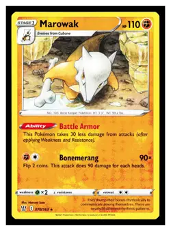 Pokemon Battle Styles Marowak 070/163 Rare - Image 1