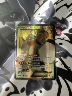 Regirock EX 43a/124 Alt Art XY Premium Trainer Collection Promo Pokemon Card LP - Image 1