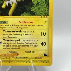 Jolteon 13/144 Skyridge 2003 eSeries Non Holo Rare Pokemon TCG - Image 4