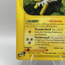 Jolteon 13/144 Skyridge 2003 eSeries Non Holo Rare Pokemon TCG - Image 5