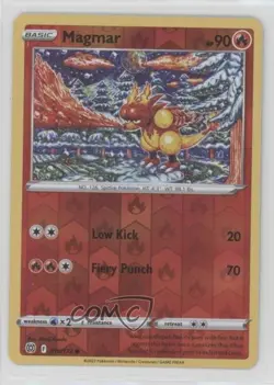 Magmar Reverse Foil Pokemon Sword & Shield Brilliant Stars #019 - Image 1