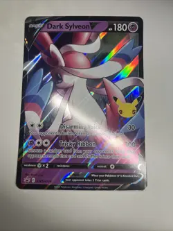 JUMBO Oversized Dark Sylveon V Promo SWSH134 Pokemon Celebrations NM - Image 4