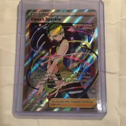 Pokemon Elesa's Sparkle Fusion Strike 260/264 Holo Rare Full Art Trainer - NM - Image 1