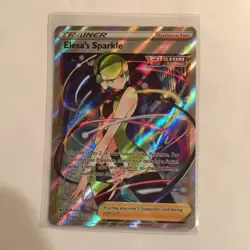 Pokemon Elesa's Sparkle Fusion Strike 260/264 Holo Rare Full Art Trainer - NM - Image 2