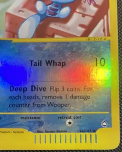 Pokemon TCG: Wooper Aquapolis #66/147 Reverse Holo LP Condition - Image 4