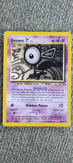 Unown [F] - Pokemon TCG - MP - Uncommon - Neo Discovery 48/75 - Image 1