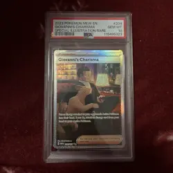 Pokemon TCG Giovanni's Charisma 204/165 Mew 151 PSA 10 - Image 1