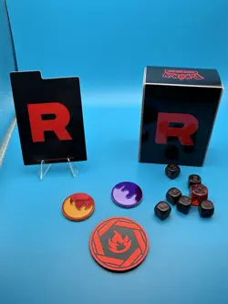 Pokemon TCG Team Rocket UPC Promo Deck Box + Accessories - Image 1