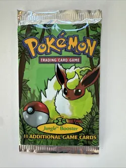 Wizards of the Coast First Edition Pokemon Jungle Booster Pack 742818060639 - Image 1