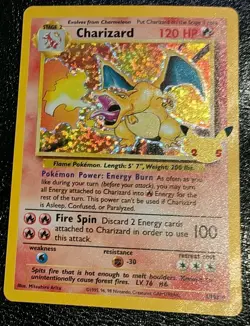 Charizard Holo Bleed Error and Energy Error Classic Set Mint Pokemon Cards NM - Image 1