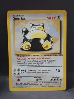 Pokemon 1999 Jungle Snorlax 27/64 Unlimited English LP - Image 1