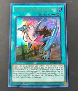 Yu-Gi-Oh! Dracoback, The Rideable Dragon Ultra Rare Spell Card MAMA-EN091 - Image 1