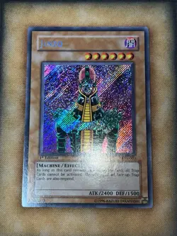 Yugioh Jinzo PSV-000 Pharaoh's Servant 1st Edition Secret Rare - Image 1