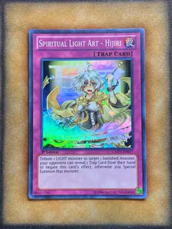 Yugioh Spiritual Light Art - Hijiri GAOV-EN077 Super Rare 1st Ed NM - Image 1