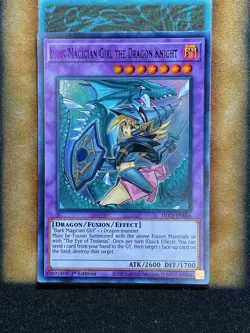 Yugioh Dark Magician Girl The Dragon Knight DLCS-EN006 Ultra Alt Art PURPLE NM - Image 1